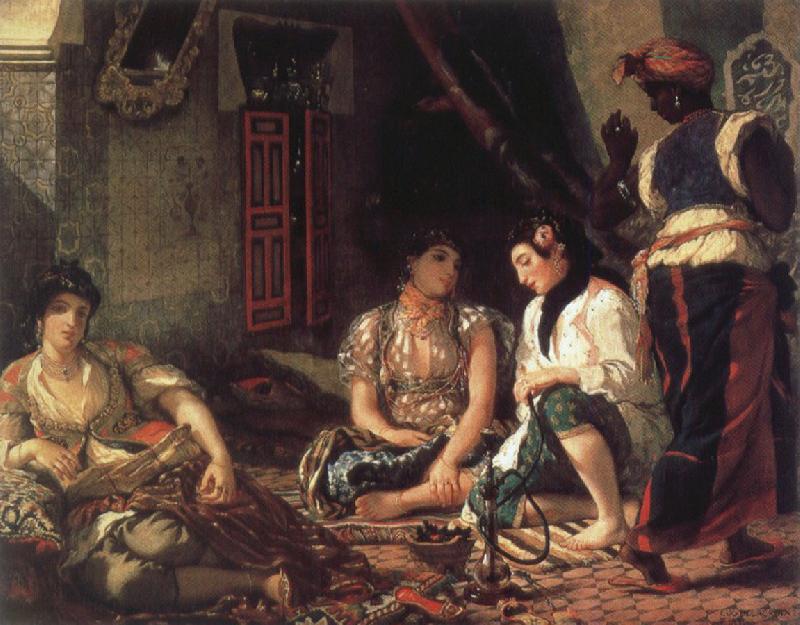 Eugene Delacroix apartment oil painting image